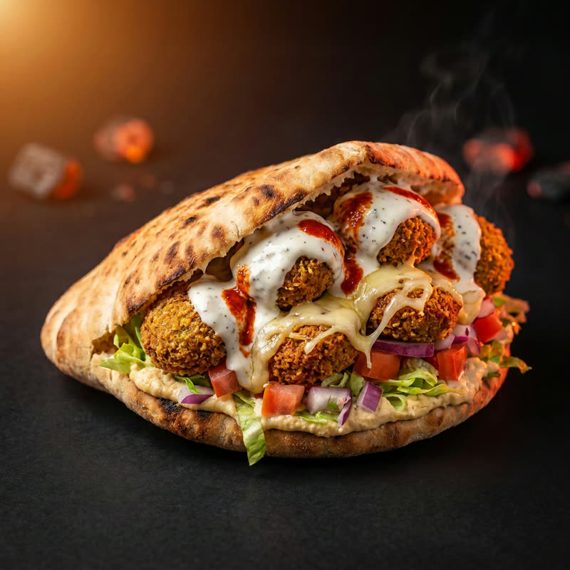 Menú Kebab Falafel