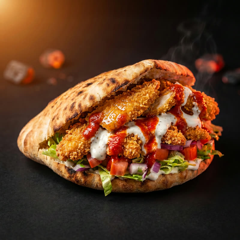 Menú Kebab Crujiente