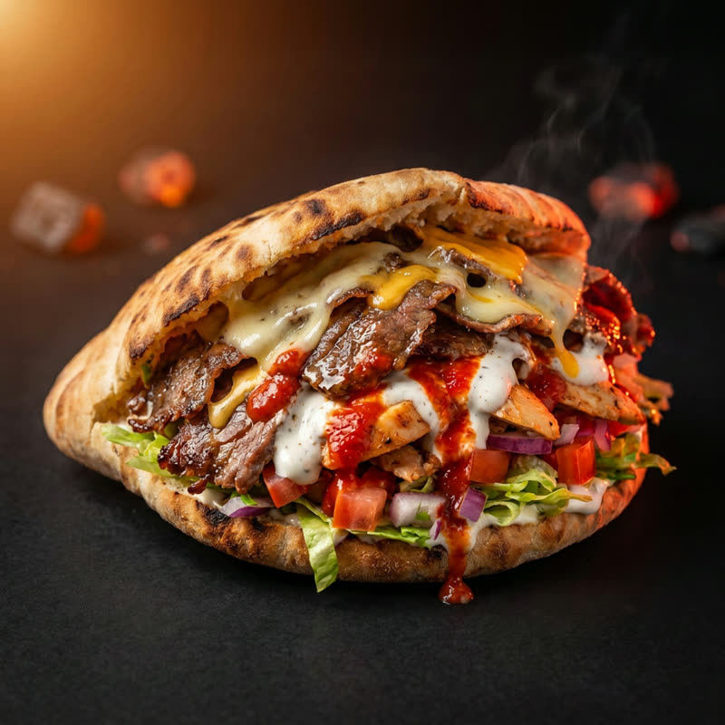 Menú Kebab Doble
